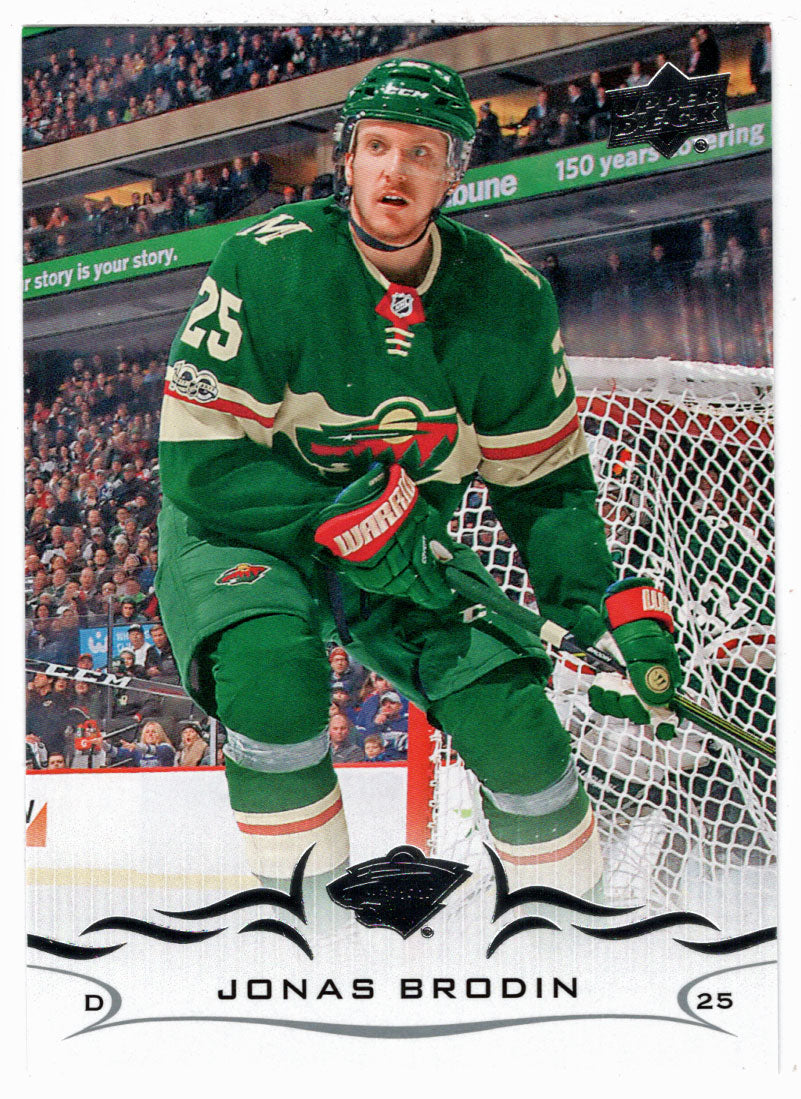 Jonas Brodin - Minnesota Wild (NHL Hockey Card) 2018-19 Upper Deck # 89 Mint