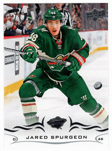 Jared Spurgeon - Minnesota Wild (NHL Hockey Card) 2018-19 Upper Deck # 94 Mint