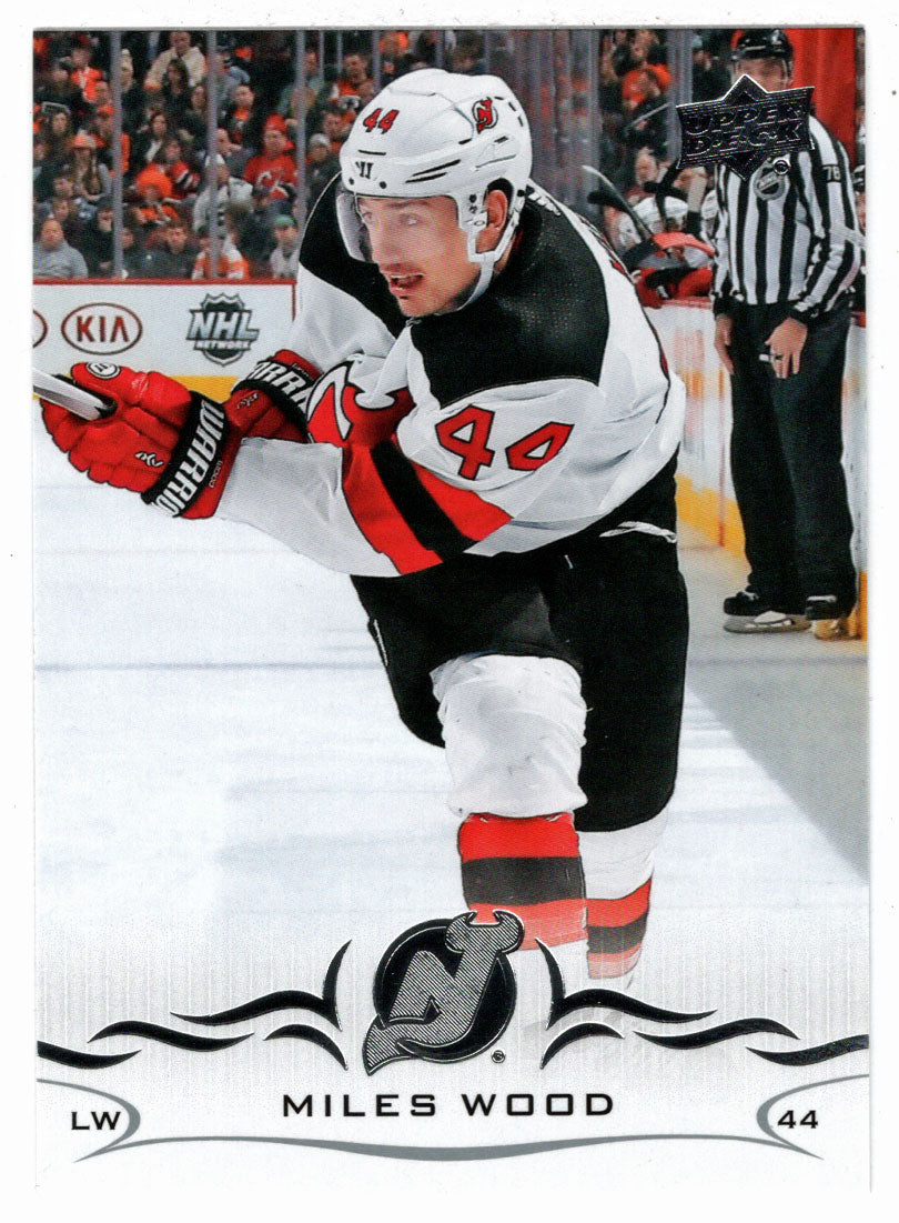 Miles Wood - New Jersey Devils (NHL Hockey Card) 2018-19 Upper Deck # 111 Mint