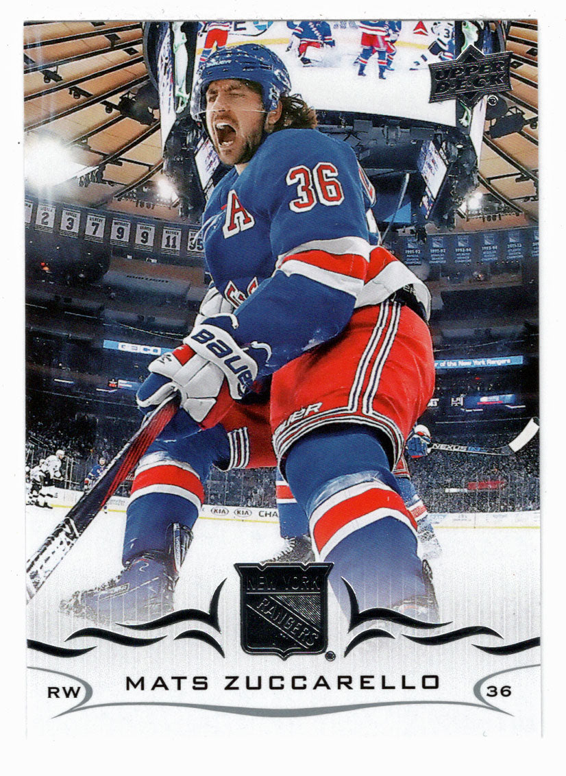 Mats Zuccarello - New York Rangers (NHL Hockey Card) 2018-19 Upper Deck # 123 Mint