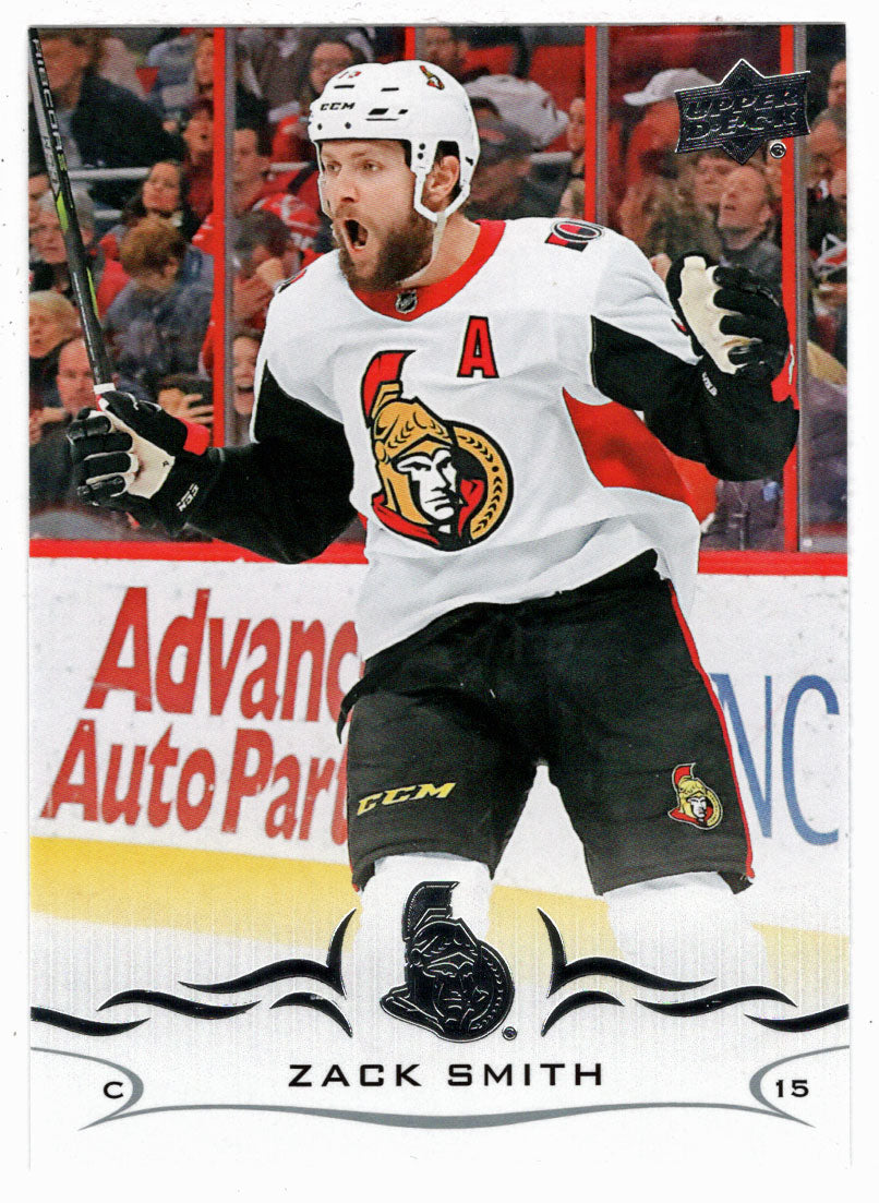 Zack Smith - Ottawa Senators (NHL Hockey Card) 2018-19 Upper Deck # 130 Mint