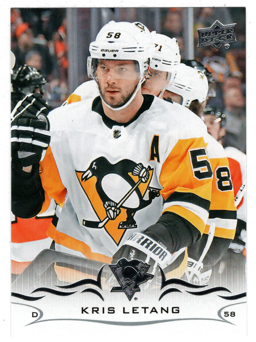 Kris Letang - Pittsburgh Penguins (NHL Hockey Card) 2018-19 Upper Deck # 144 Mint