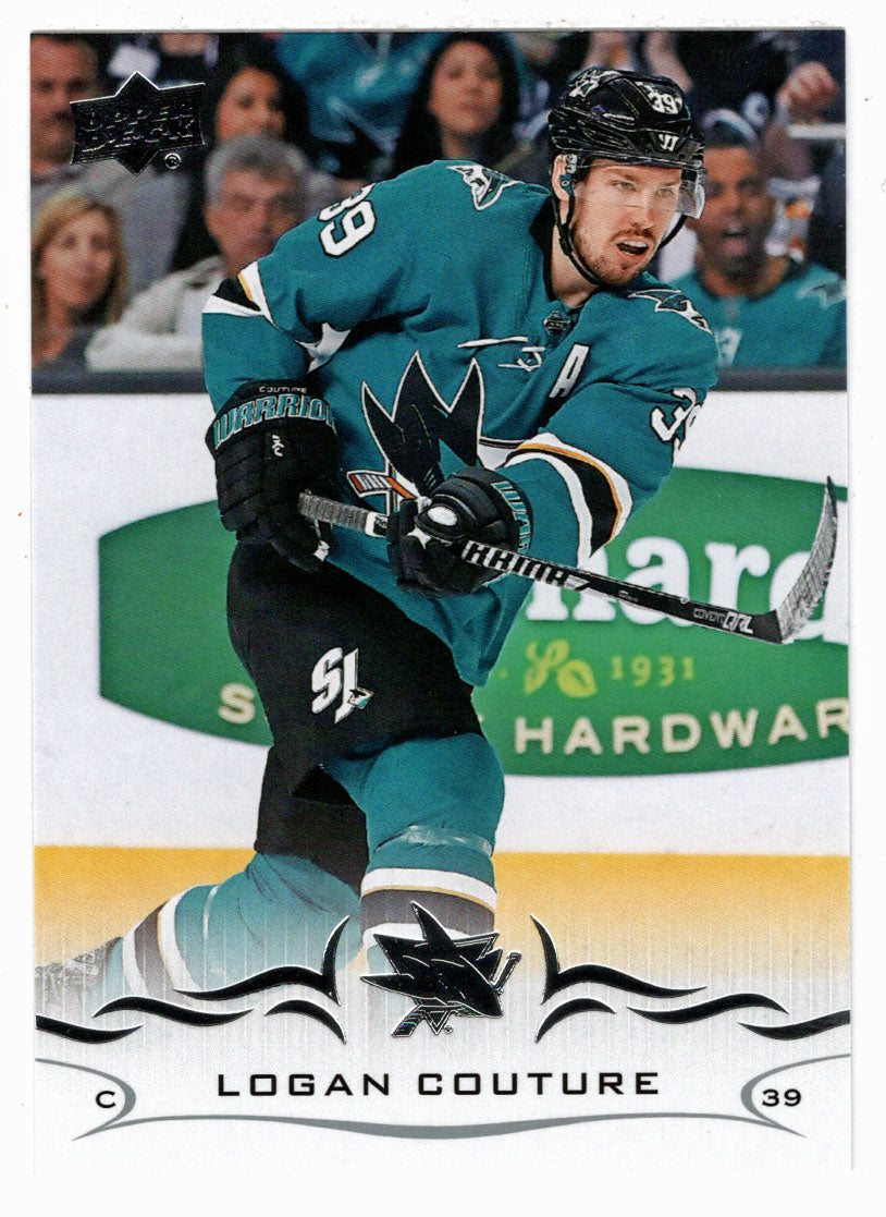 Logan Couture - San Jose Sharks (NHL Hockey Card) 2018-19 Upper Deck # 147 Mint