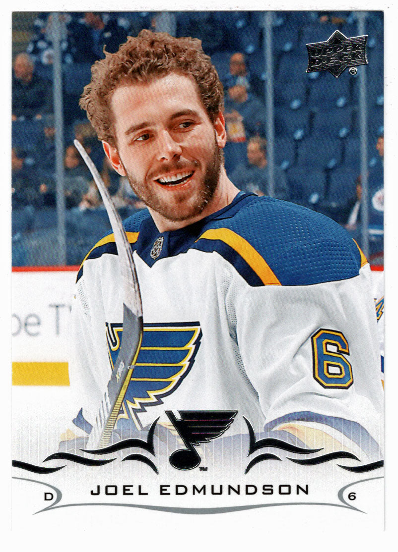 Joel Edmundson - St. Louis Blues (NHL Hockey Card) 2018-19 Upper Deck # 156 Mint