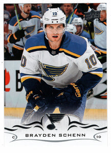 Brayden Schenn - St. Louis Blues (NHL Hockey Card) 2018-19 Upper Deck # 157 Mint