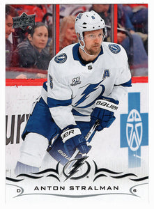 Anton Stralman - Tampa Bay Lightning (NHL Hockey Card) 2018-19 Upper Deck # 165 Mint