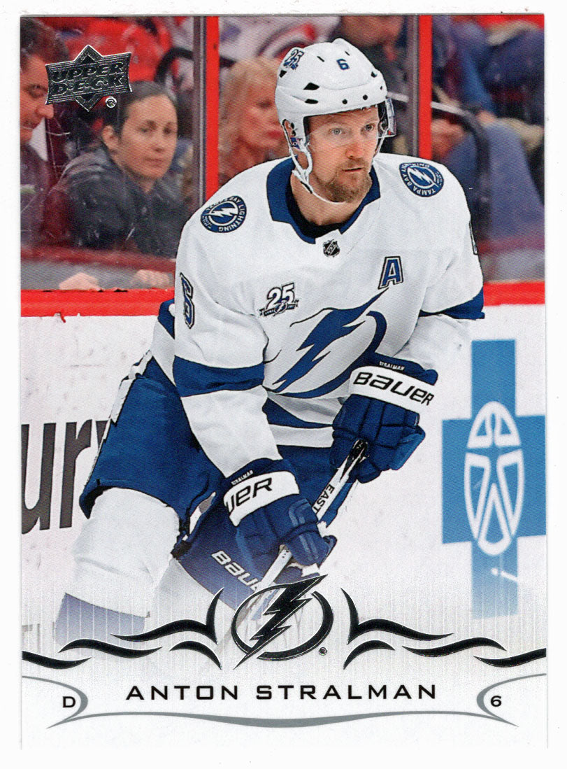 Anton Stralman - Tampa Bay Lightning (NHL Hockey Card) 2018-19 Upper Deck # 165 Mint