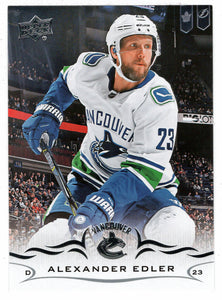 Alexander Edler - Vancouver Canucks (NHL Hockey Card) 2018-19 Upper Deck # 173 Mint