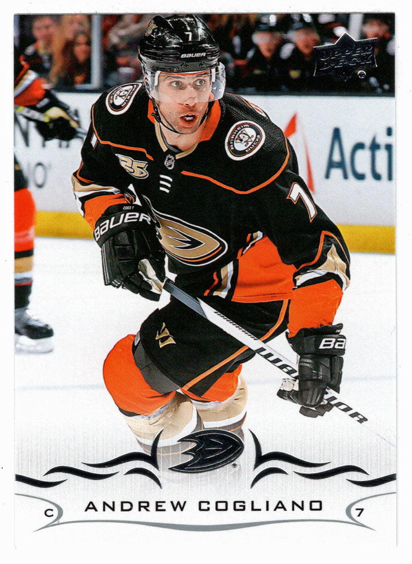 Andrew Cogliano - Anaheim Ducks (NHL Hockey Card) 2018-19 Upper Deck # 256 Mint