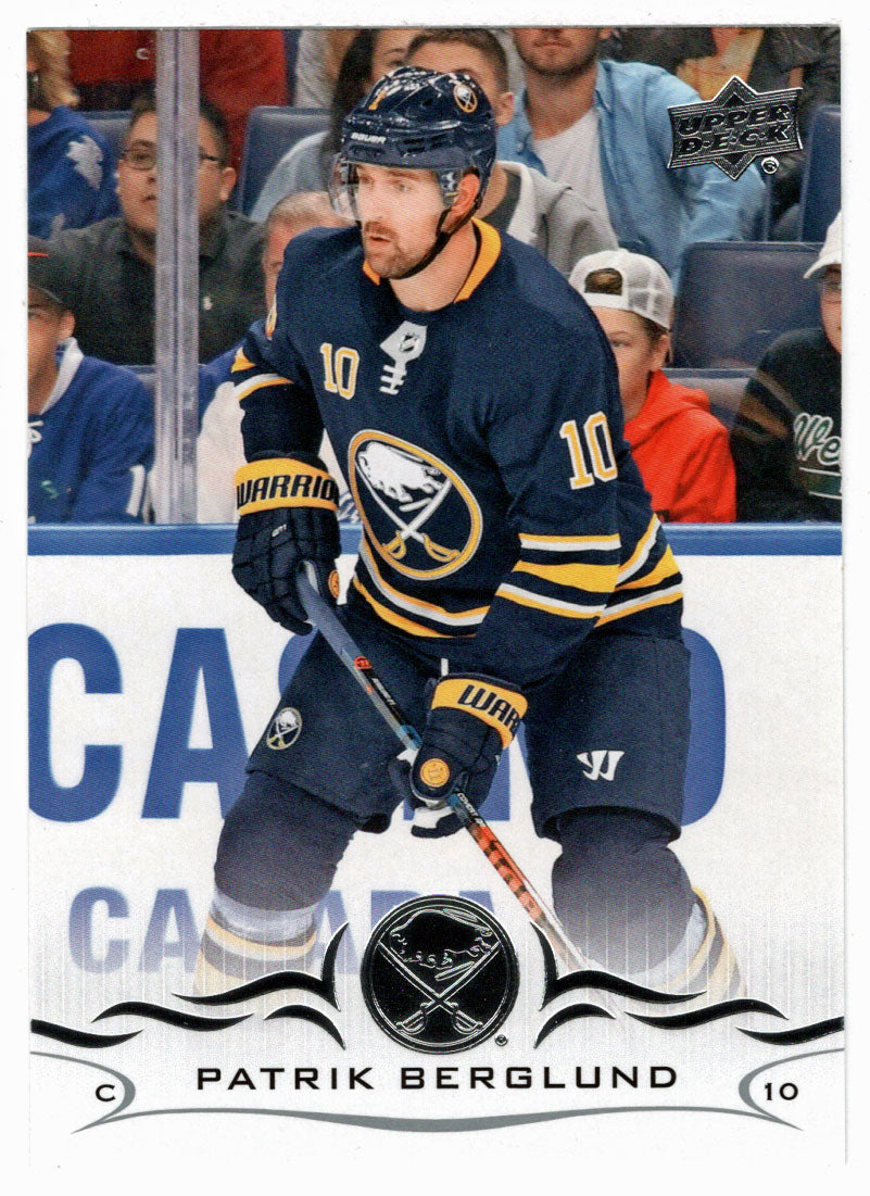 Patrik Berglund - Buffalo Sabres (NHL Hockey Card) 2018-19 Upper Deck # 273 Mint