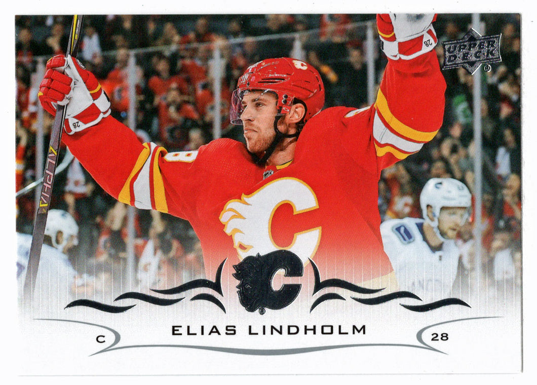 Elias Lindholm - Calgary Flames (NHL Hockey Card) 2018-19 Upper Deck # 282 Mint
