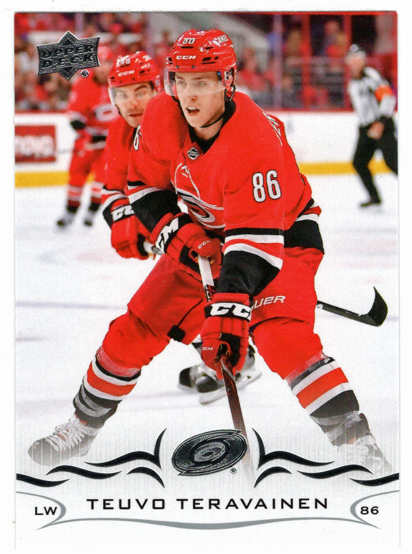 Teuvo Teravainen - Carolina Hurricanes (NHL Hockey Card) 2018-19 Upper Deck # 287 Mint
