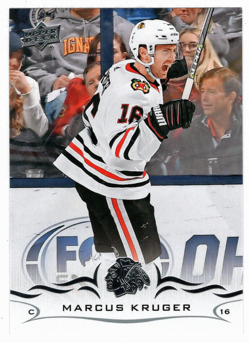 Marcus Kruger - Chicago Blackhawks (NHL Hockey Card) 2018-19 Upper Deck # 291 Mint