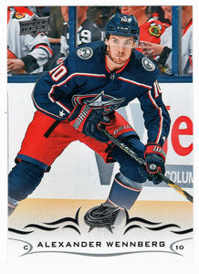 Alexander Wennberg - Columbus Blue Jackets (NHL Hockey Card) 2018-19 Upper Deck # 306 Mint