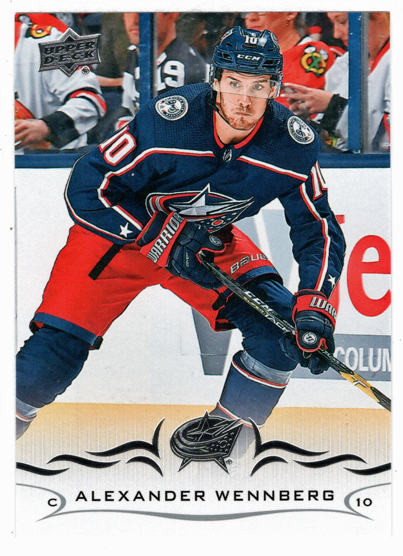 Alexander Wennberg - Columbus Blue Jackets (NHL Hockey Card) 2018-19 Upper Deck # 306 Mint