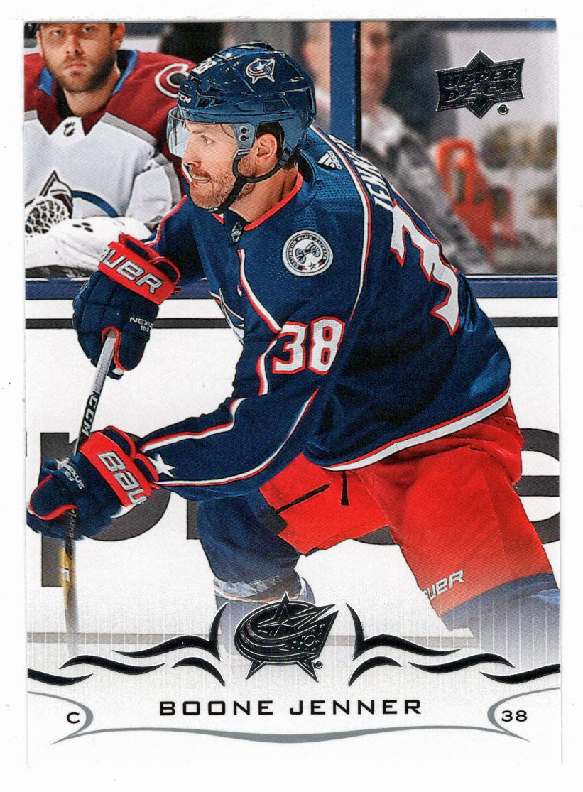 Boone Jenner - Columbus Blue Jackets (NHL Hockey Card) 2018-19 Upper Deck # 308 Mint
