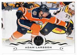 Adam Larsson - Edmonton Oilers (NHL Hockey Card) 2018-19 Upper Deck # 323 Mint