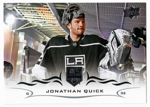 Jonathan Quick - Los Angeles Kings (NHL Hockey Card) 2018-19 Upper Deck # 336 Mint
