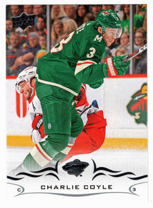 Charlie Coyle - Minnesota Wild (NHL Hockey Card) 2018-19 Upper Deck # 346 Mint