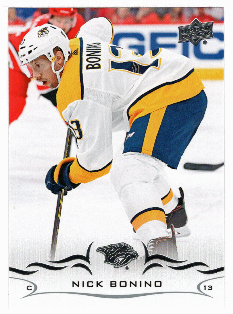 Nick Bonino - Nashville Predators (NHL Hockey Card) 2018-19 Upper Deck # 353 Mint