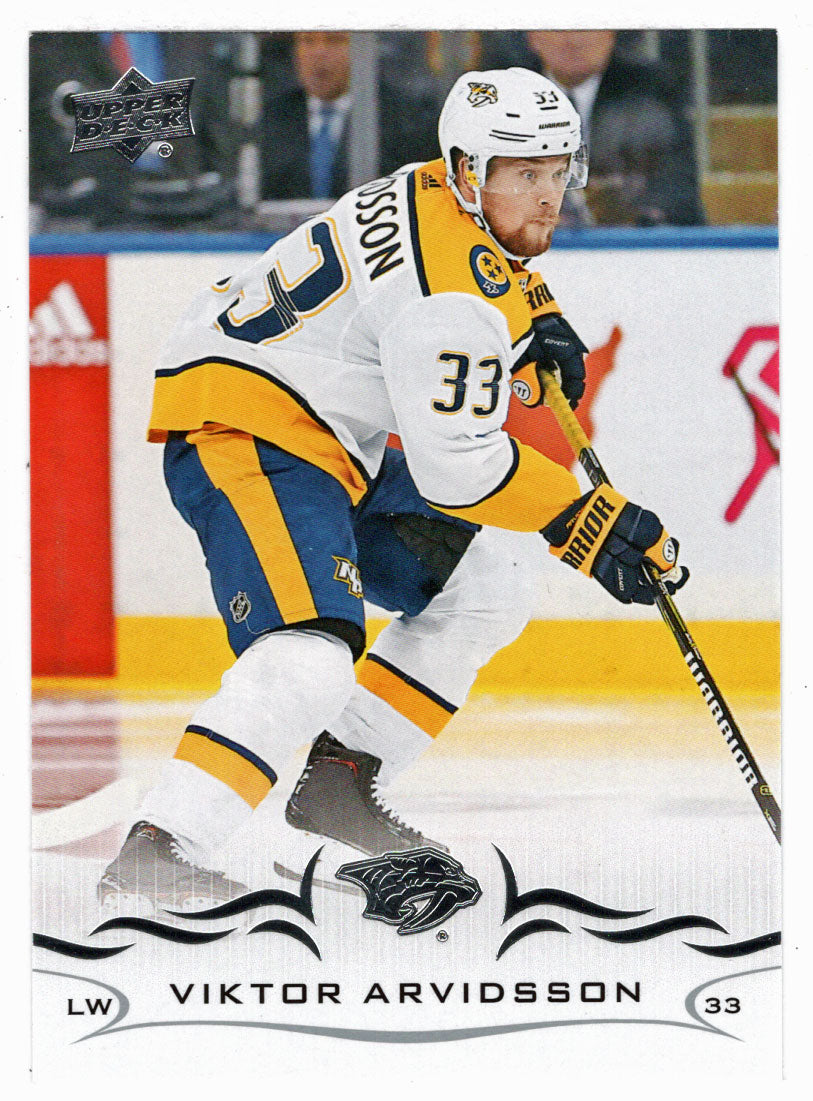 Viktor Arvidsson - Nashville Predators (NHL Hockey Card) 2018-19 Upper Deck # 357 Mint