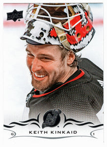 Keith Kinkaid - New Jersey Devils (NHL Hockey Card) 2018-19 Upper Deck # 364 Mint