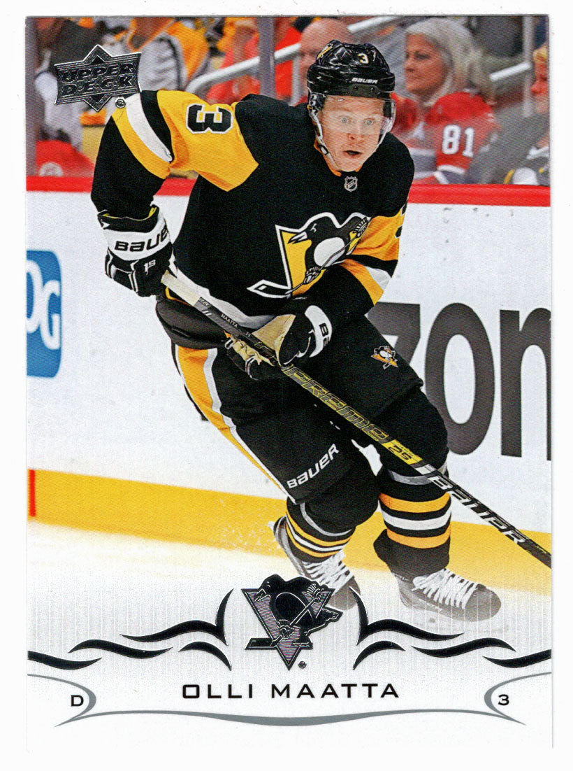 Olli Maatta - Pittsburgh Penguins (NHL Hockey Card) 2018-19 Upper Deck # 395 Mint