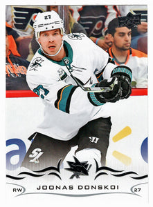 Joonas Donskoi - San Jose Sharks (NHL Hockey Card) 2018-19 Upper Deck # 404 Mint