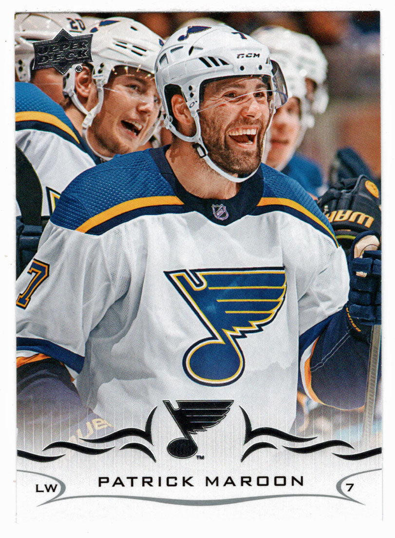 Patrick Maroon - St. Louis Blues (NHL Hockey Card) 2018-19 Upper Deck # 408 Mint