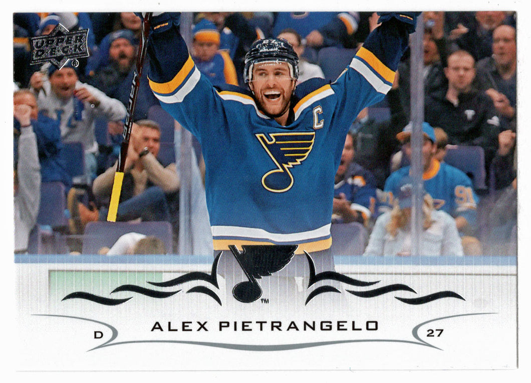 Alex Pietrangelo - St. Louis Blues (NHL Hockey Card) 2018-19 Upper Deck # 410 Mint