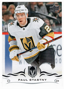 Paul Stastny - Vegas Golden Knights (NHL Hockey Card) 2018-19 Upper Deck # 431 Mint