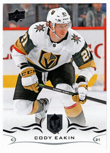 Cody Eakin - Vegas Golden Knights (NHL Hockey Card) 2018-19 Upper Deck # 436 Mint