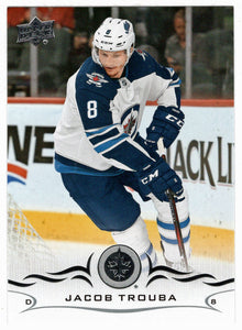 Jacob Trouba - Winnipeg Jets (NHL Hockey Card) 2018-19 Upper Deck # 445 Mint