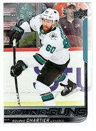 Rourke Chartier RC - San Jose Sharks - Young Guns (NHL Hockey Card) 2018-19 Upper Deck # 495 Mint