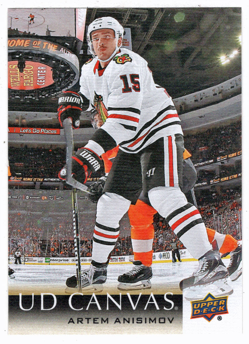Artem Anisimov - Chicago Blackhawks - Canvas (NHL Hockey Card) 2018-19 Upper Deck # C18 Mint