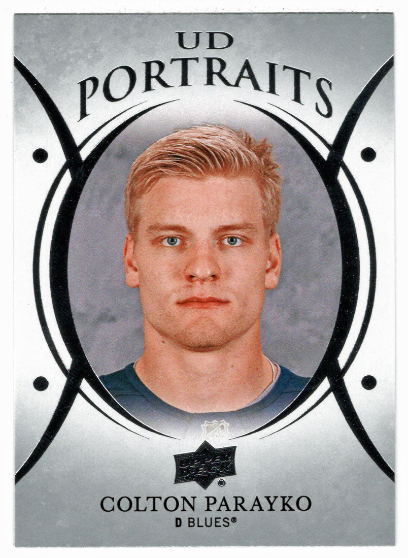 Colton Parayko - St. Louis Blues - Portraits (NHL Hockey Card) 2018-19 Upper Deck # P-20 Mint