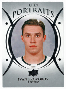 Ivan Provorov - Philadelphia Flyers - Portraits (NHL Hockey Card) 2018-19 Upper Deck # P-25 Mint