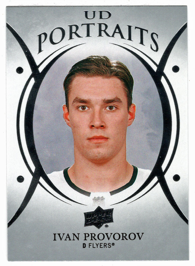 Ivan Provorov - Philadelphia Flyers - Portraits (NHL Hockey Card) 2018-19 Upper Deck # P-25 Mint