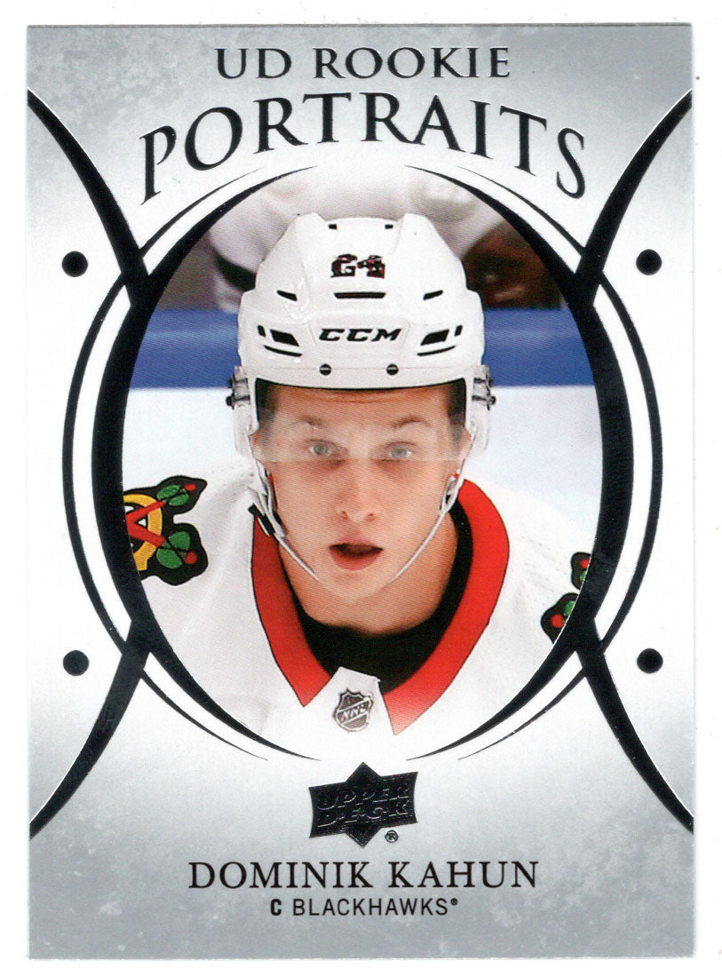 Dominik Kahun - Chicago Blackhawks - Portraits (NHL Hockey Card) 2018-19 Upper Deck # P-65 Mint