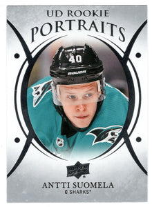 Antti Suomela - San Jose Sharks - Portraits (NHL Hockey Card) 2018-19 Upper Deck # P-87 Mint