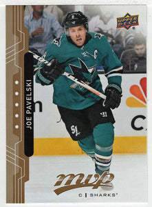 Joe Pavelski - San Jose Sharks (NHL Hockey Card) 2018-19 Upper Deck MVP # 24 Mint