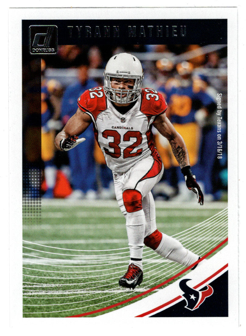 Tyrann Mathieu - Houston Texans (NFL Football Card) 2018 Donruss # 8 Mint