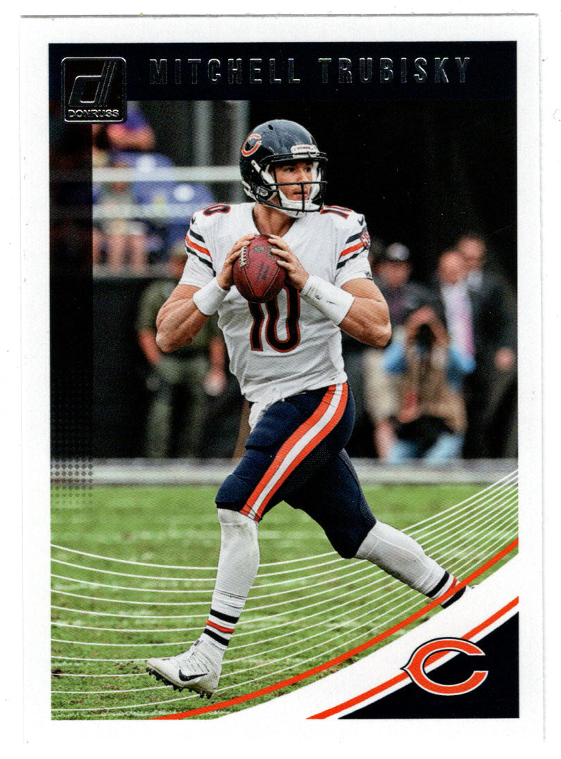 Mitchell Trubisky - Chicago Bears (NFL Football Card) 2018 Donruss # 46 Mint