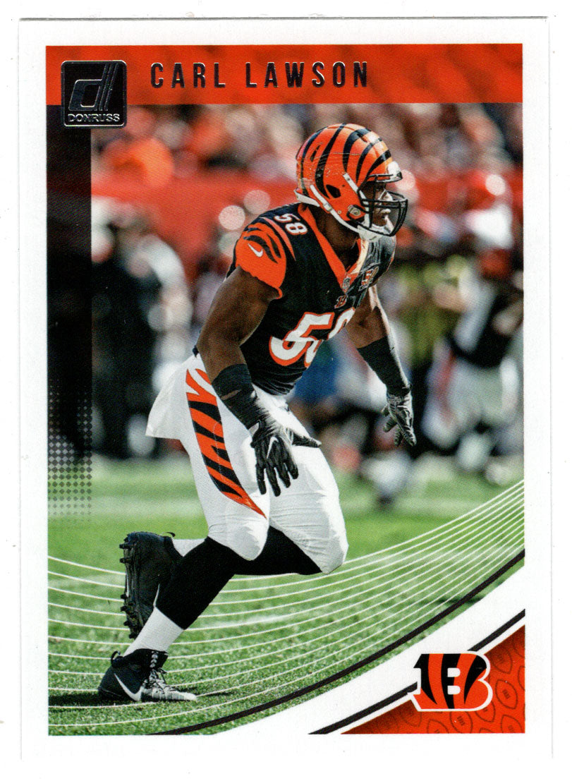 Carl Lawson - Cincinnati Bengals (NFL Football Card) 2018 Donruss # 63 Mint