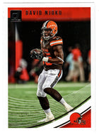 David Njoku - Cleveland Browns (NFL Football Card) 2018 Donruss # 68 Mint