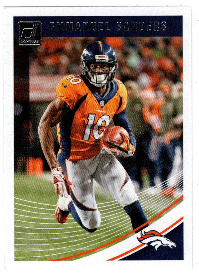 Emmanuel Sanders - Denver Broncos (NFL Football Card) 2018 Donruss # 88 Mint