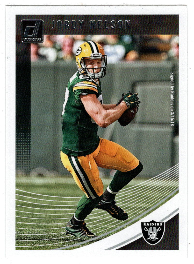 Jordy Nelson - Oakland Raiders (NFL Football Card) 2018 Donruss # 104 Mint