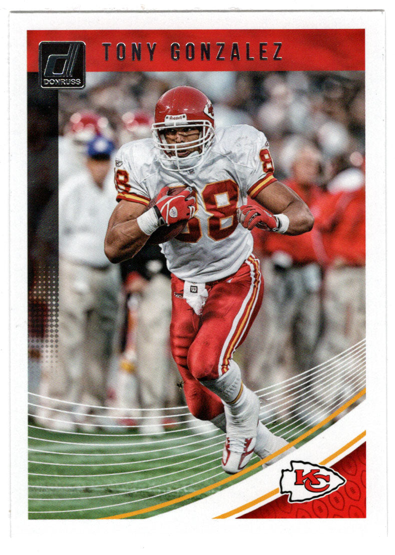 Tony Gonzalez - Kansas City Chiefs (NFL Football Card) 2018 Donruss # 112 Mint