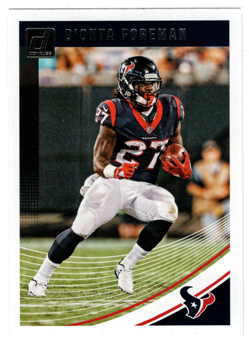 D'Onta Foreman - Houston Texans (NFL Football Card) 2018 Donruss # 117 Mint