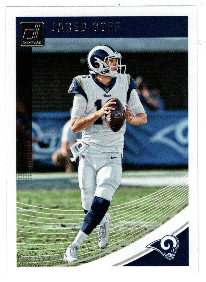 Jared Goff - Los Angeles Rams (NFL Football Card) 2018 Donruss # 147 Mint